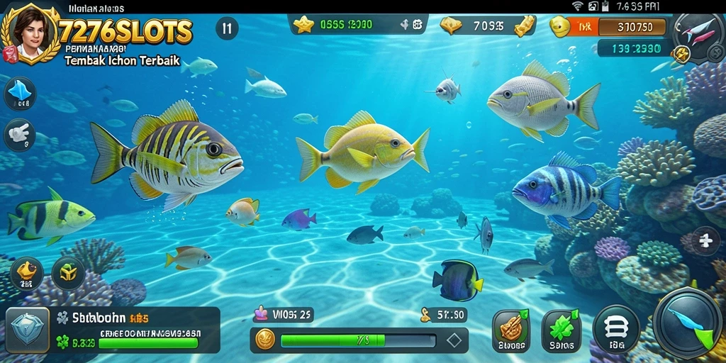 Gameplay seru Tembak Ikan di 7276SLOTS yang mengasyikkan.