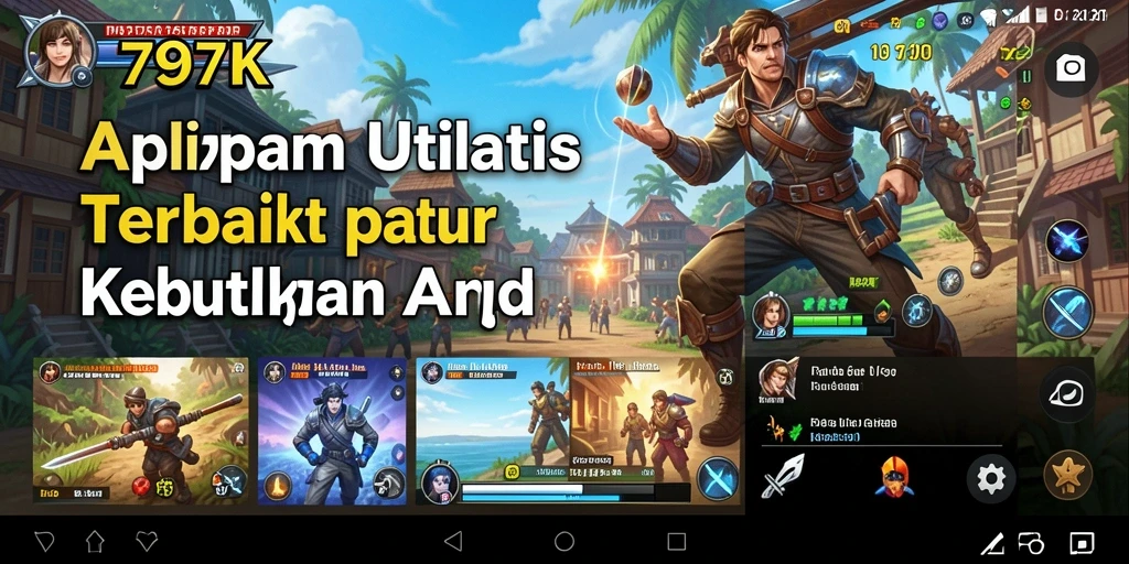 Screenshot utama 797K menampilkan fitur utilitas yang mudah digunakan.
