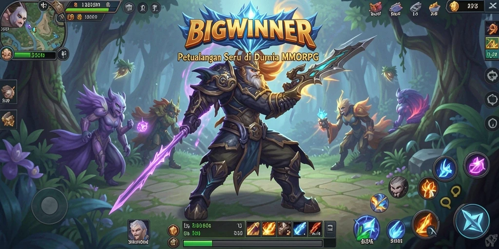 Gameplay menarik dari BIGWINNER dalam dunia MMORPG.