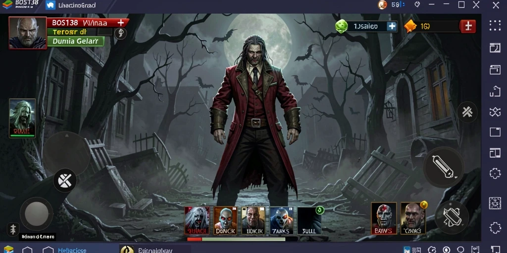 Gameplay menyeramkan dengan atmosfer gelap di BOS138.