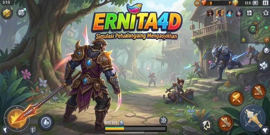 Tampilan gameplay ERNITA4D yang interaktif dan menarik.