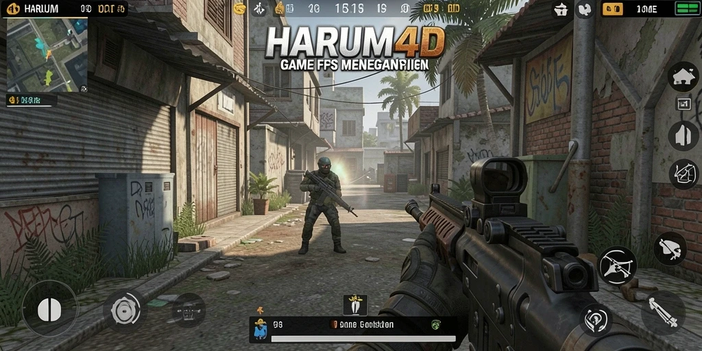 Gameplay intens di HARUM4D dengan grafis menarik.