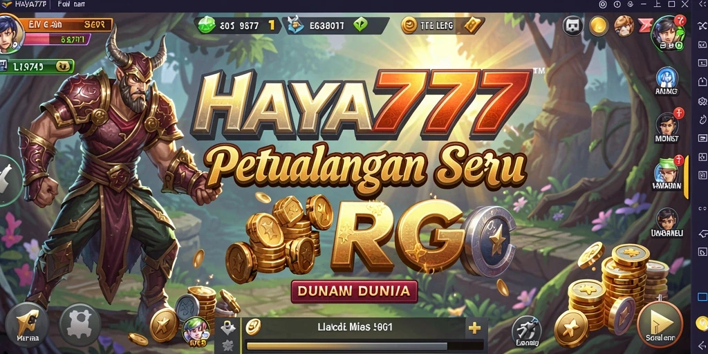 Tampilan gameplay RPG HAYA777 yang mendebarkan dan menantang.