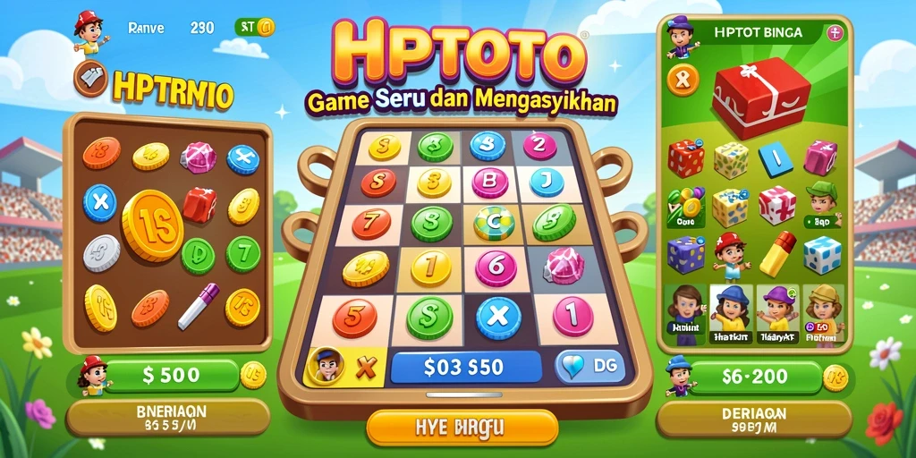 Tampilan gameplay HPTOTO dengan pengalaman Bingo yang seru.