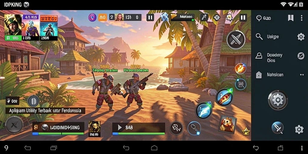 Screenshot utama menampilkan antarmuka IDPKING yang ramah pengguna.