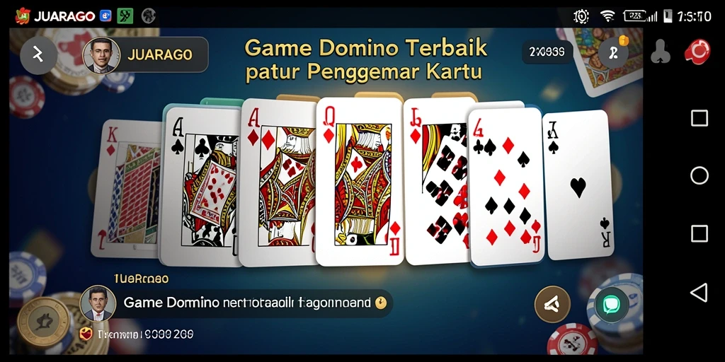 Gameplay JUARAGO yang seru dan menantang dalam permainan Domino.