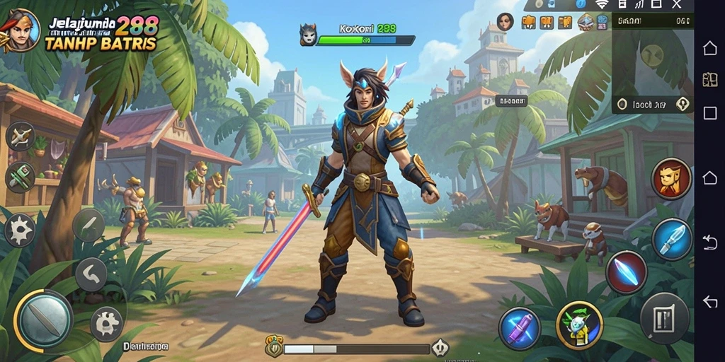 Tangkapan layar KOKO288 menampilkan eksplorasi dunia Open World yang menakjubkan.