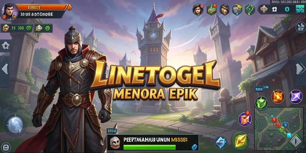 Tangkapan layar gameplay menampilkan pertahanan menara yang strategis.