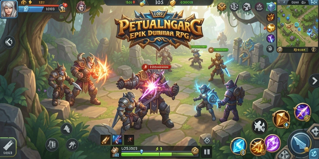 Tampilan gameplay RPG yang menarik di LOS303 dengan petualangan seru.