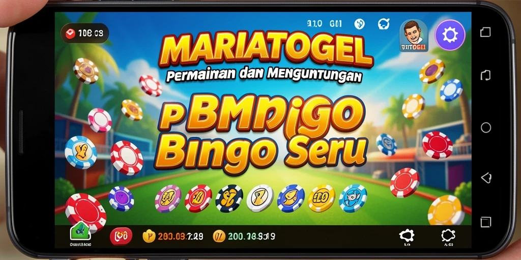 Tampilan gameplay MARIATOGEL saat bermain Bingo yang seru.