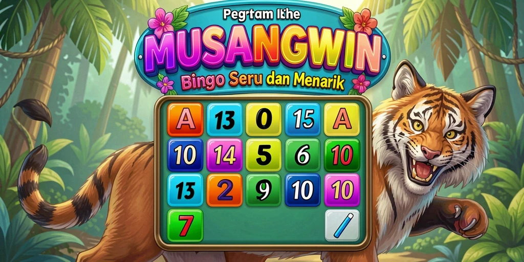 Tangkapan layar gameplay MUSANGWIN dengan suasana penuh semangat Bingo.