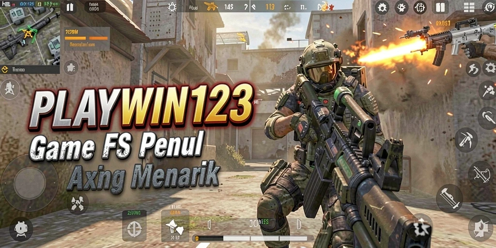 Screenshot gameplay PLAYWIN123 yang mendebarkan dengan aksi intens.