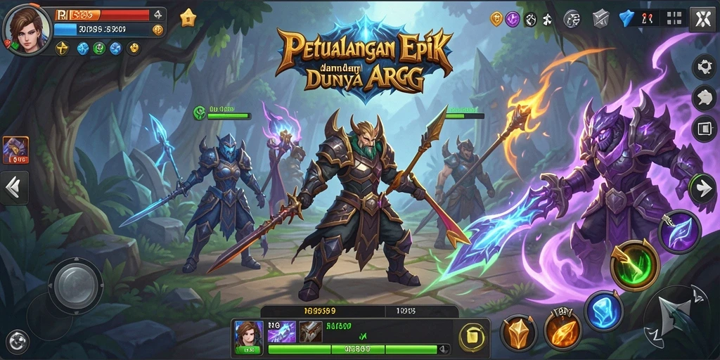 Tampilan luar biasa dari gameplay ARPG yang intens.