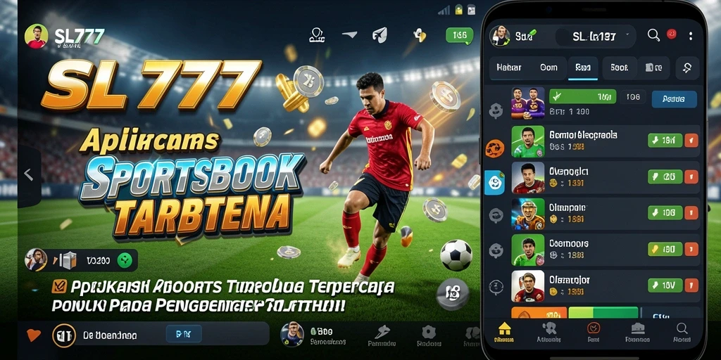 Gameplay menarik dari aplikasi Sportsbook SL777 dengan pilihan taruhan berbagai olahraga.