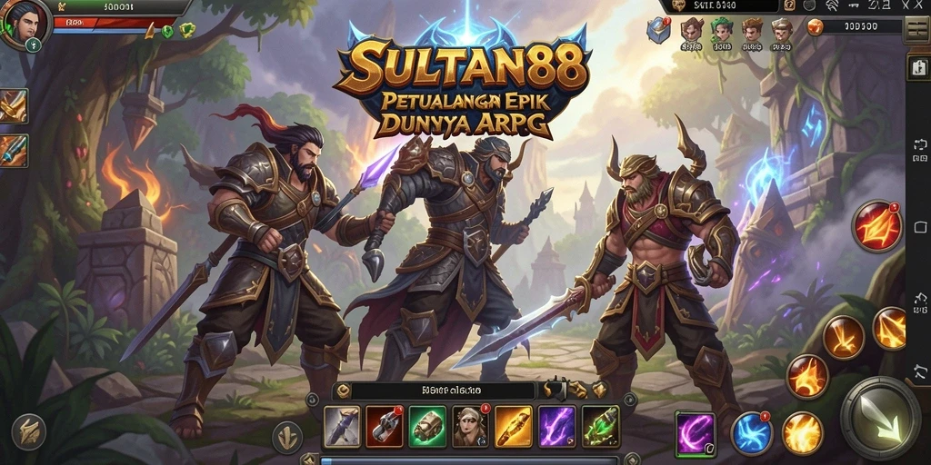 Tampilan gameplay seru di dunia fantasi SULTAN88.