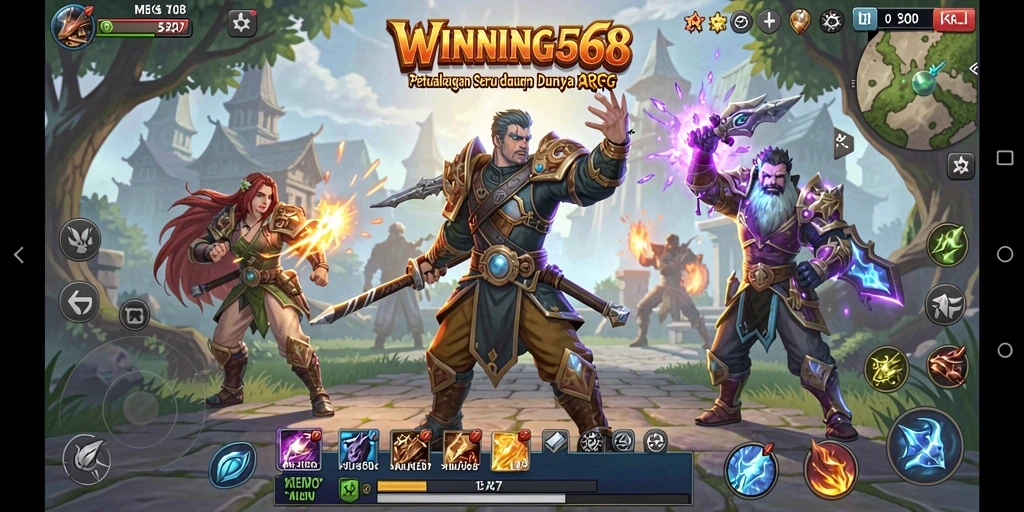 Tampilan gameplay epik dari WINNING568 yang menegangkan.